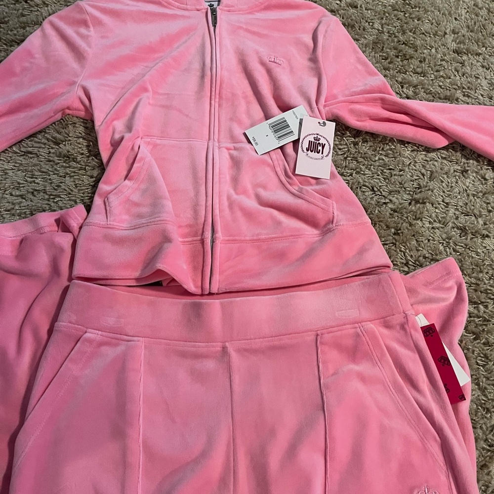 Juicy Couture Pink Velour Tracksuit